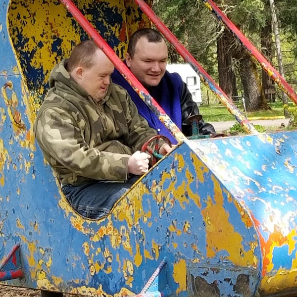 playing at the playground